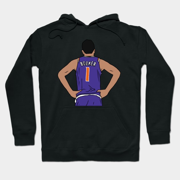 Devin Booker Back-To Hoodie by rattraptees